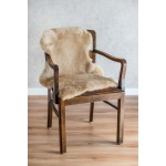 Geschorenes Neuseeland-Lammfell in Beige mit Samtoptik.